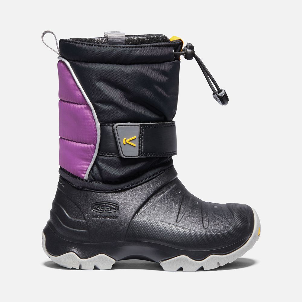 Keen Snökängor Barn Svarta/Lila - Lumi Ii Waterproof - 831564DUW